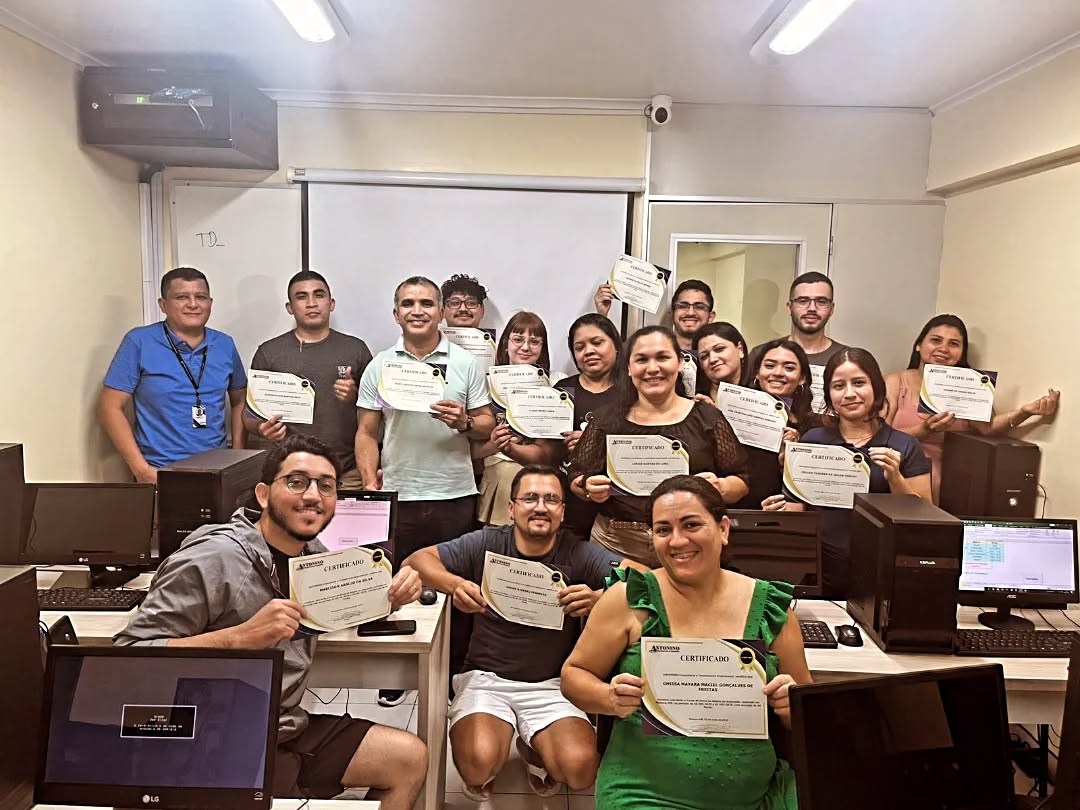TURMA CONCLUÍDA COM SUCESSO!!
🎉 Parabéns, turma! 📊🎓
Foi uma jornada incrível de aprendizado e dedicação, e agora vocês estão prontos para aplicar esse conhecimento de forma prática e estratégica no mercado de trabalho.
👏 Que essa conquista abra muitas portas e traga grandes oportunidades! Estamos orgulhosos de cada um de vocês! 🚀💼
Próximas turmas já com poucas vagas
Matriculas online🌐https://antoninotreinamento.com.br/excel-basico-e-avancado/
Ou fale conosco no Whatsapp
http://wa.me/5592991292540