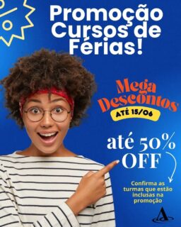 💥PROMOÇÃO CURSOS DE FÉRIAS⚡
> CURSOS PRESENCIAIS COM ATÉ 50% DE DESCONTO
📌 Gestão de Contas a Pagar e Receber
🗓️ 15/06 a 19/06/2026 - Seg à Sex
🗓️ 20/06 e 27/06/2026 - Sáb
💰 De R$397,00 por R$198,50
📌 Power BI – Básico e Avançado
🗓️ 06/06 a 04/07/2026 - Sáb
🗓️ 15/06 a 01/07/2026 - Seg à Sex
💰 De R$647,00 por apenas R$452,90
📌 Formação em Escrita Fiscal
🗓️ 02/07 a 24/07/2026 - Seg à Sex
🗓️ 25/07 a 29/08/2026 - Sáb
💰 De R$797,00 por apenas R$557,90
📌 Excel – Básico e Avançado*l
🗓️ 15/06 a 01/07/2026 - Seg à Sex
🗓️ 11/07 a 08/08/2026 - Sáb
💰 De R$467,00 por apenas *R$326,90*
*l📌 Faturamento e Emissão de NFe
🗓️ 22/06 a 30/06/2026 - Seg à Sex
🗓️ 04/07 a 18/07/2026 - Sáb
💰 De R$497,00 por apenas R$347,90
📌 Legislação Trabalhista para RH
🗓️ 08/06 a 12/06/2026 - Seg à Sex
💰 De R$497,00 por apenas R$347,90
📌 eSOCIAL - FGTS Digital, e-CONSIGNADO e DCTFWeb/Reinf
🗓️ 15/06 a 19/06/2026 - Seg à Sex
💰 De R$427,00 por apenas R$298,90
*l📌 Formação em Departamento Pessoal
🗓️ 20/06 a 25/07/2026 - Sab
🗓️ 02/07 a 24/07/2026 - Seg à Sex
💰 De R$767,00 por apenas R$536,90
(⏳ Promoção válida até *15/06*)
🌐 antoninotreinamento.com.br
📲 WhatsApp: (92) 99129-5051