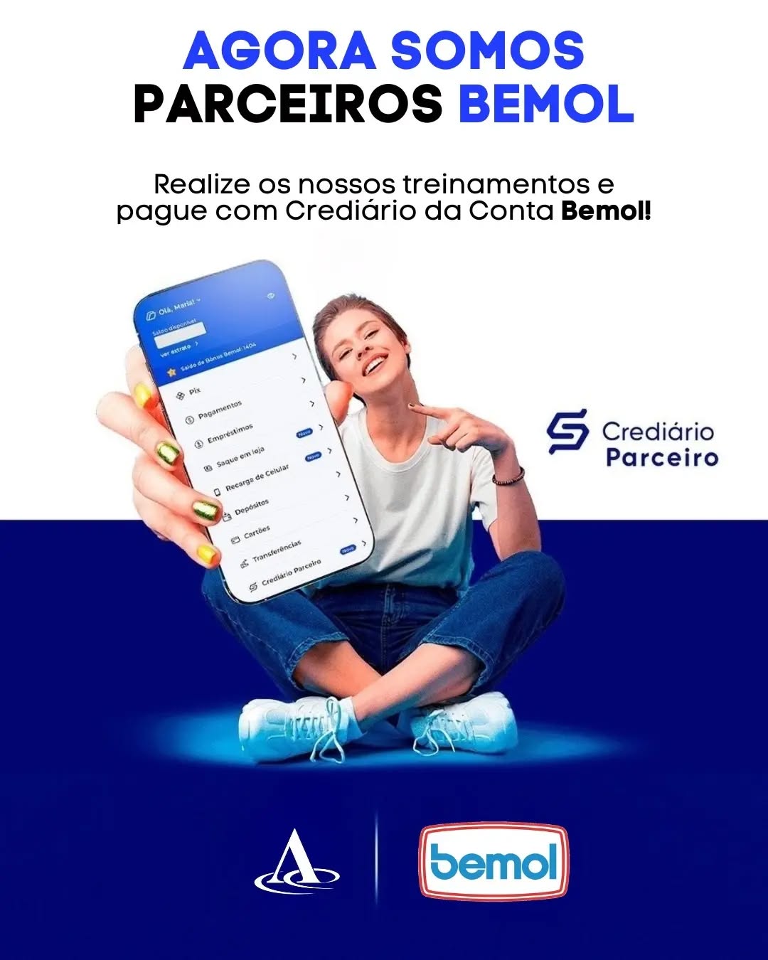 🤝 Agora somos parceiros do Crediário Bemol! 🎉
Temos uma excelente novidade para você! A Antonino Treinamento agora é parceira do Crediário Bemol, oferecendo ainda mais facilidade para você investir na sua qualificação profissional.
📚 Escolha o curso que deseja, utilize o seu Crediário Bemol e comece hoje mesmo a construir um futuro de mais oportunidades e crescimento!
🌐 www.antoninotreinamento.com.br⁠
📲 WhatsApp: https://wa.me/5592991295051⁠ - LINK BIO E STORY