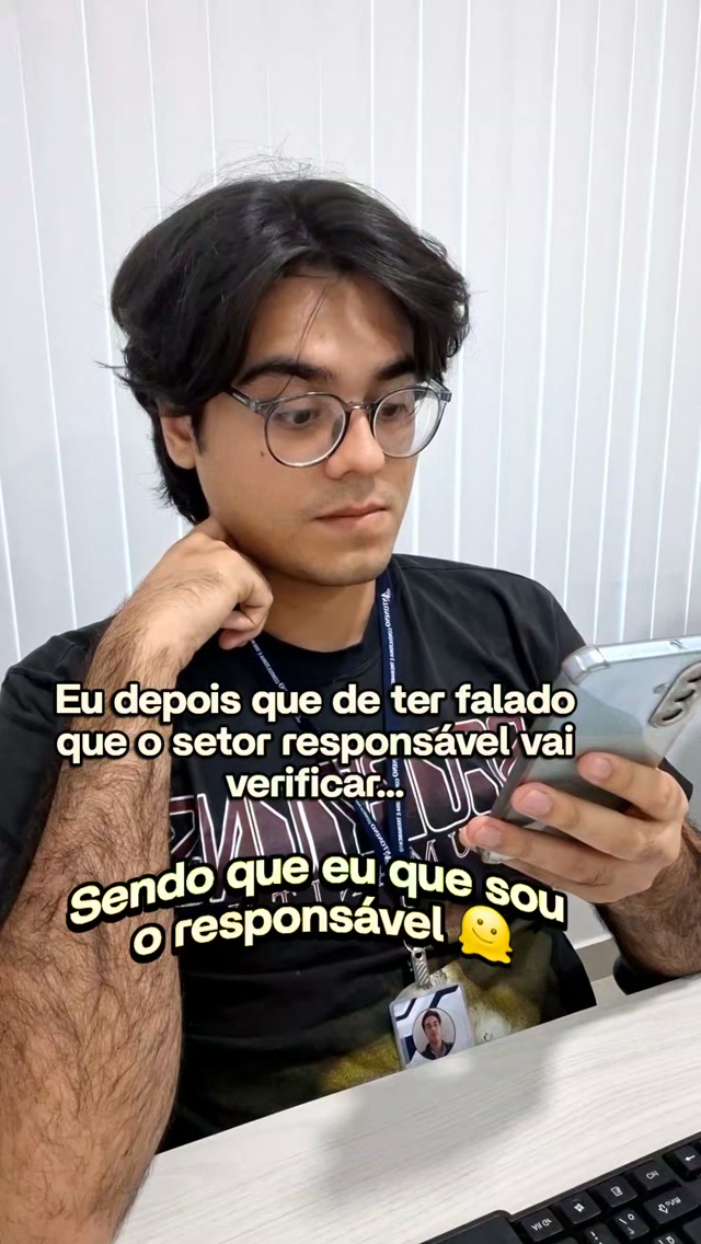 Deleguei a função com sucesso. Pena que deleguei pra mim. 🤣🤣
📲 (92) 9129-5051 — LINK BIO E STORY
🌐 antoninotreinamento.com.br