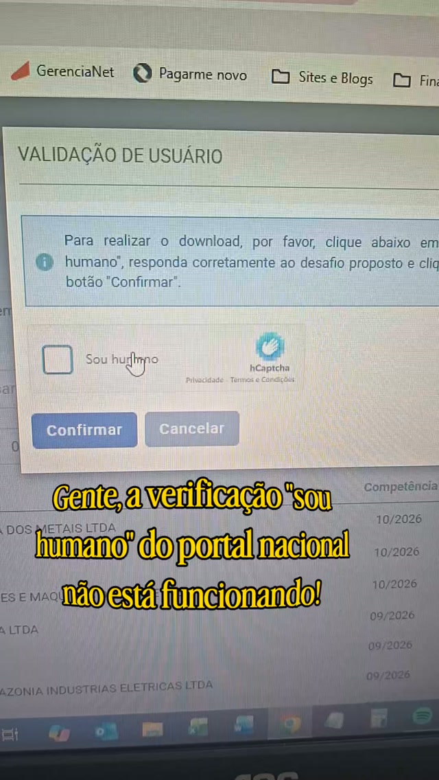 Mais alguém com esse erro no portal nacional ou só esse nosso funcionário? 🤣🤣
🌐 antoninotreinamento.com.br
📲 92 9129-5051 - LINK BIO E STORY